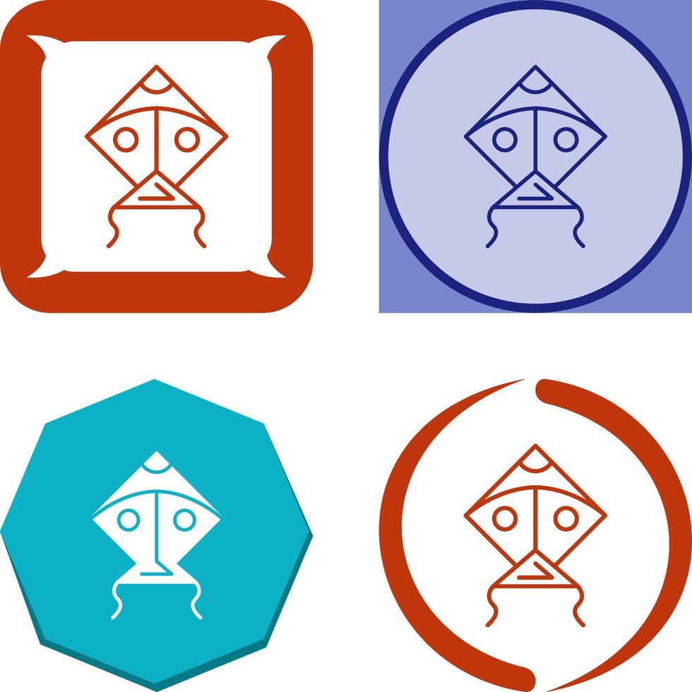 Kite Icon Design vector
