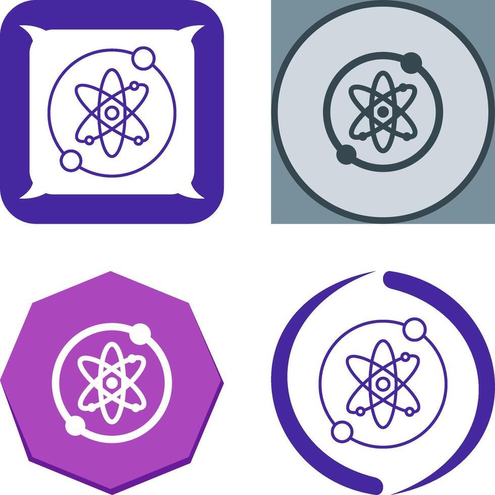 Proton Icon Design vector