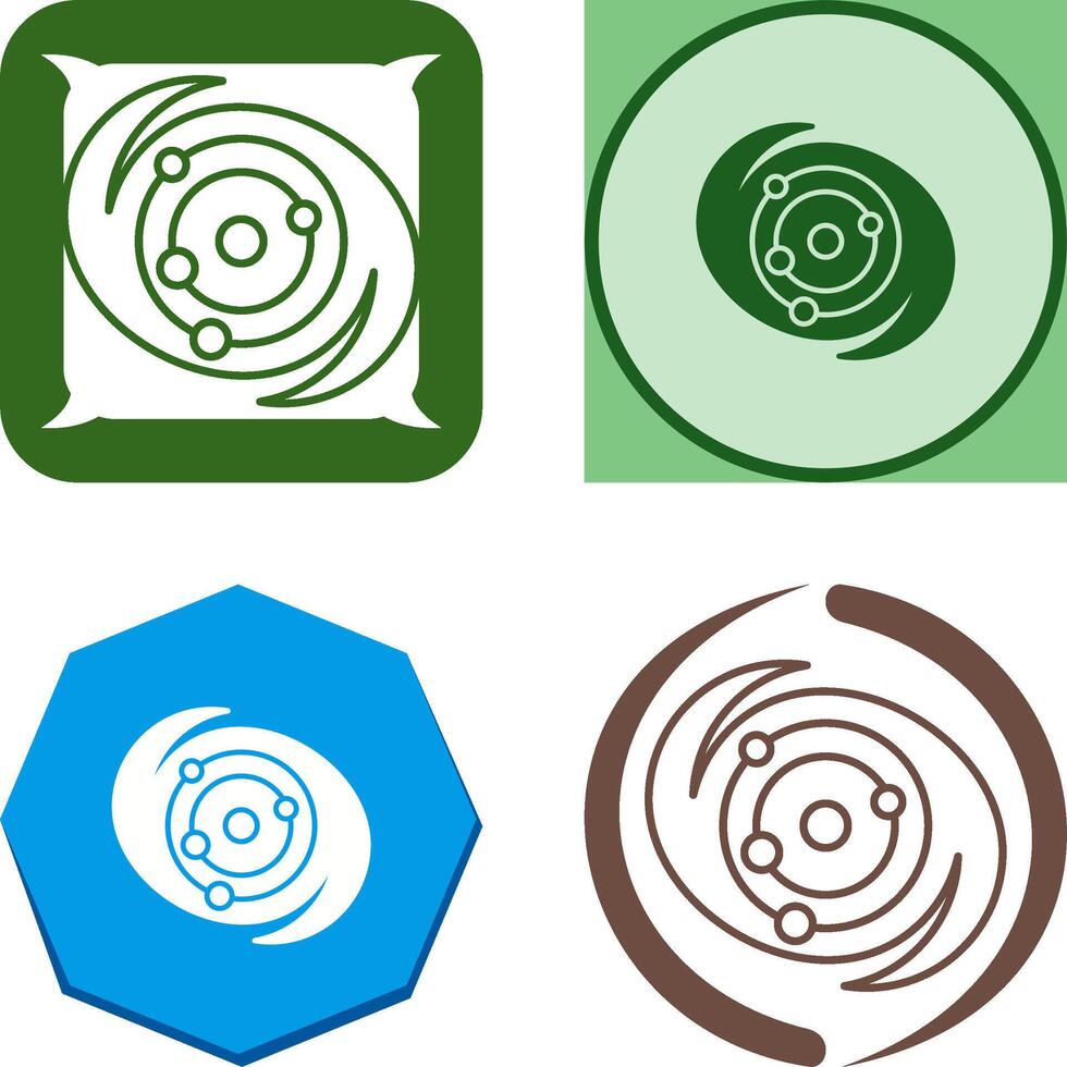 Galaxy Icon Design vector