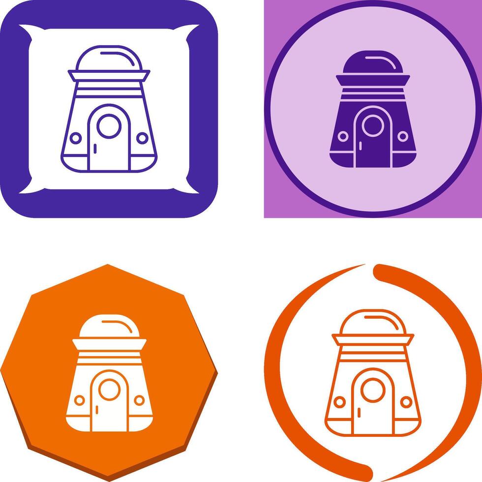 Space Capsule Icon Design vector