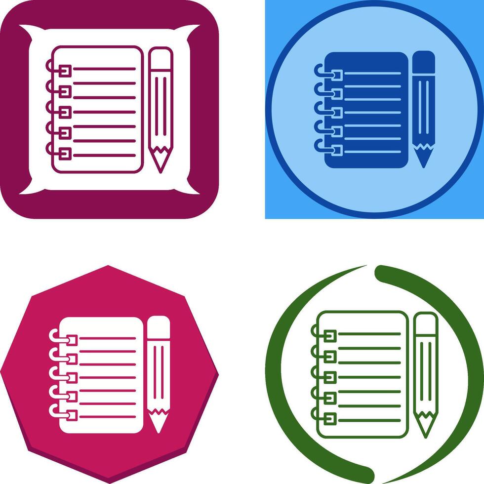 Chick List Icon Design vector