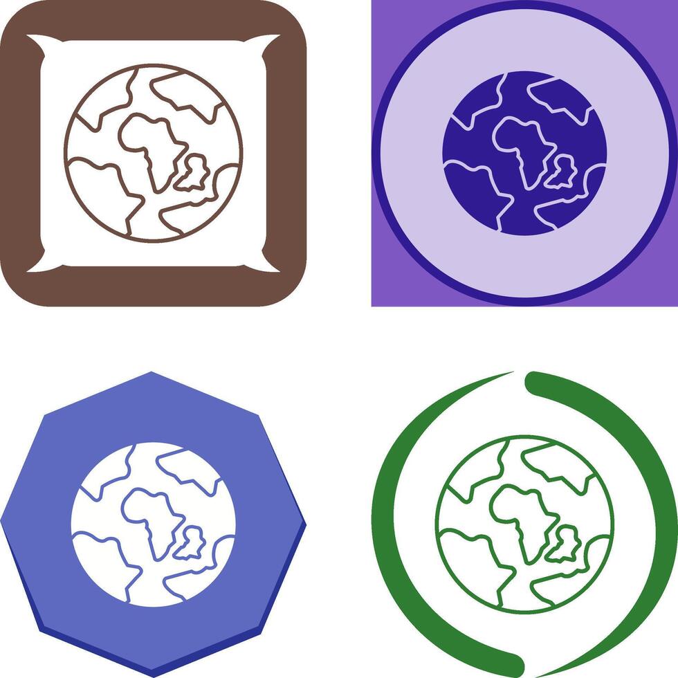 Earth Icon Design vector