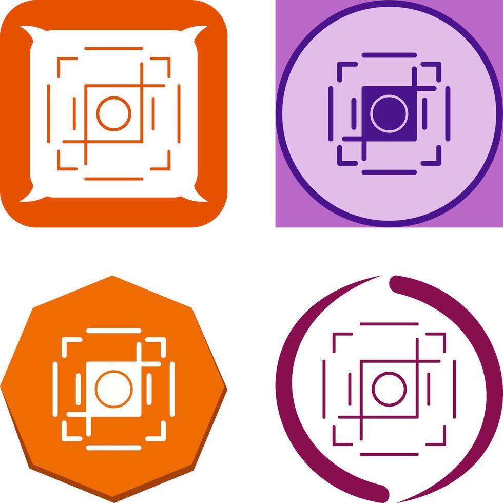 Crop Icon Design vector