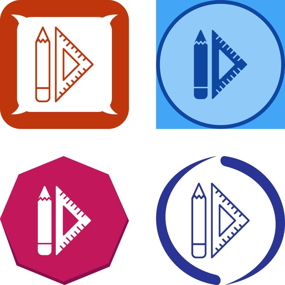 Set Square Icon Design vector