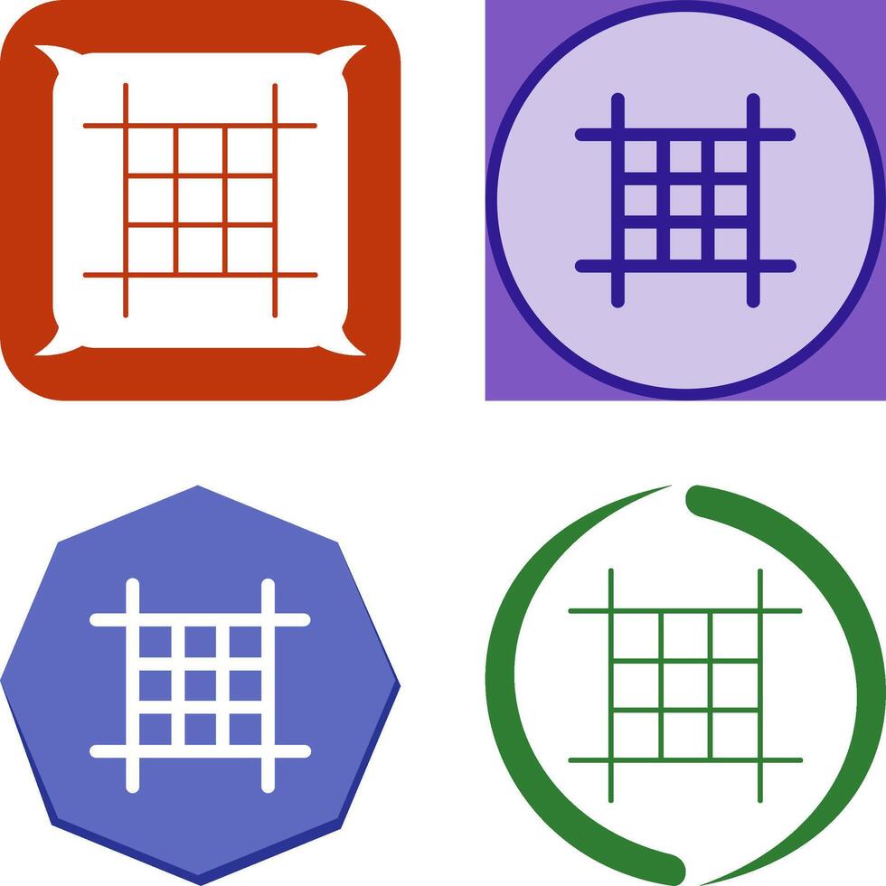 Square Layout Icon Design vector