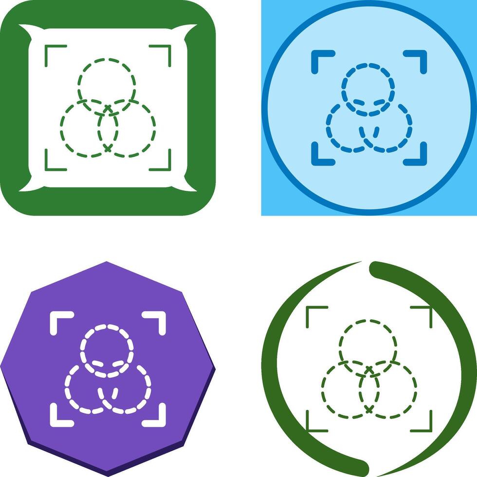 Intersection Icon Design vector
