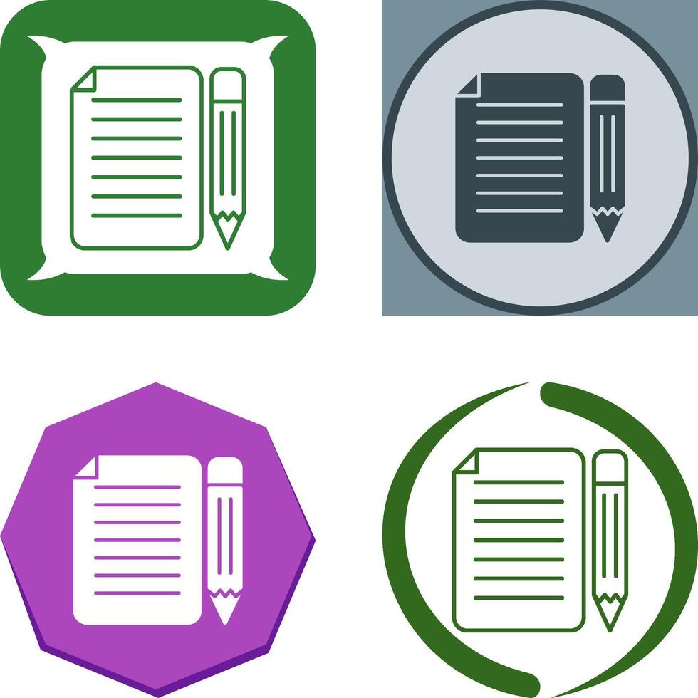 Page Icon Design vector