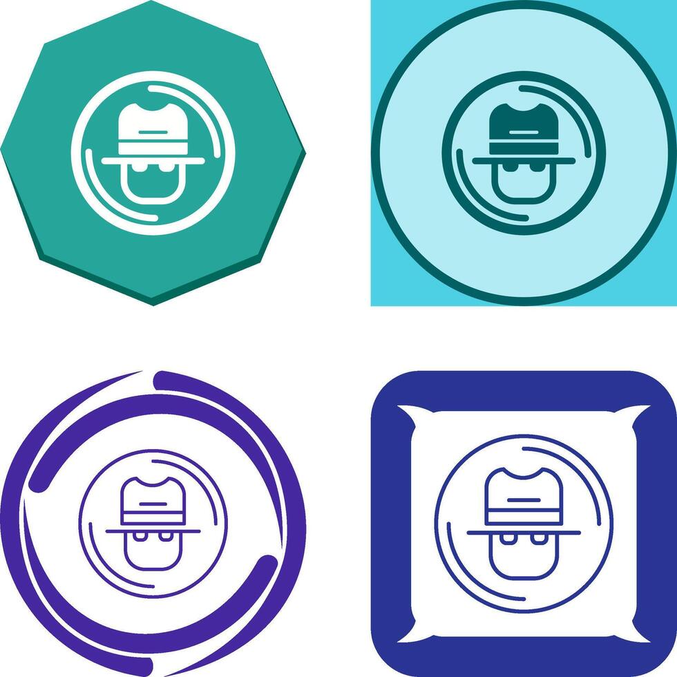 Spy Icon Design vector