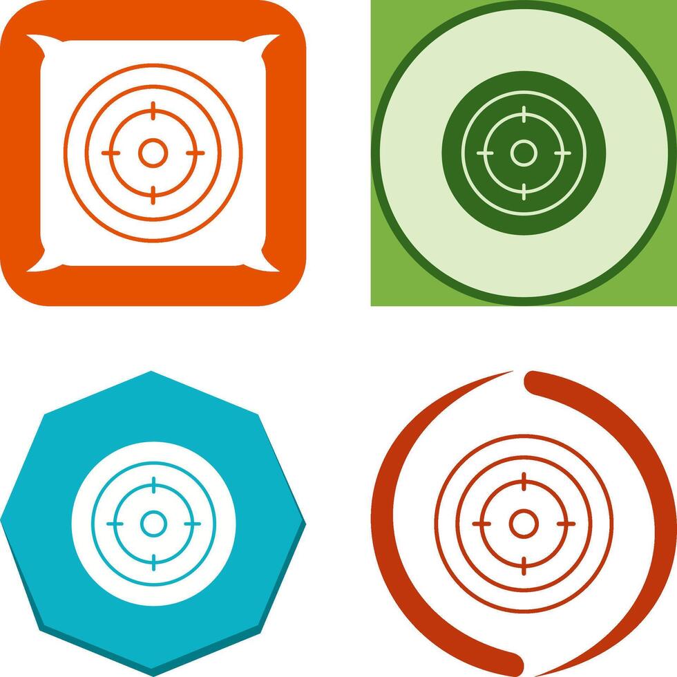 Target Icon Design vector