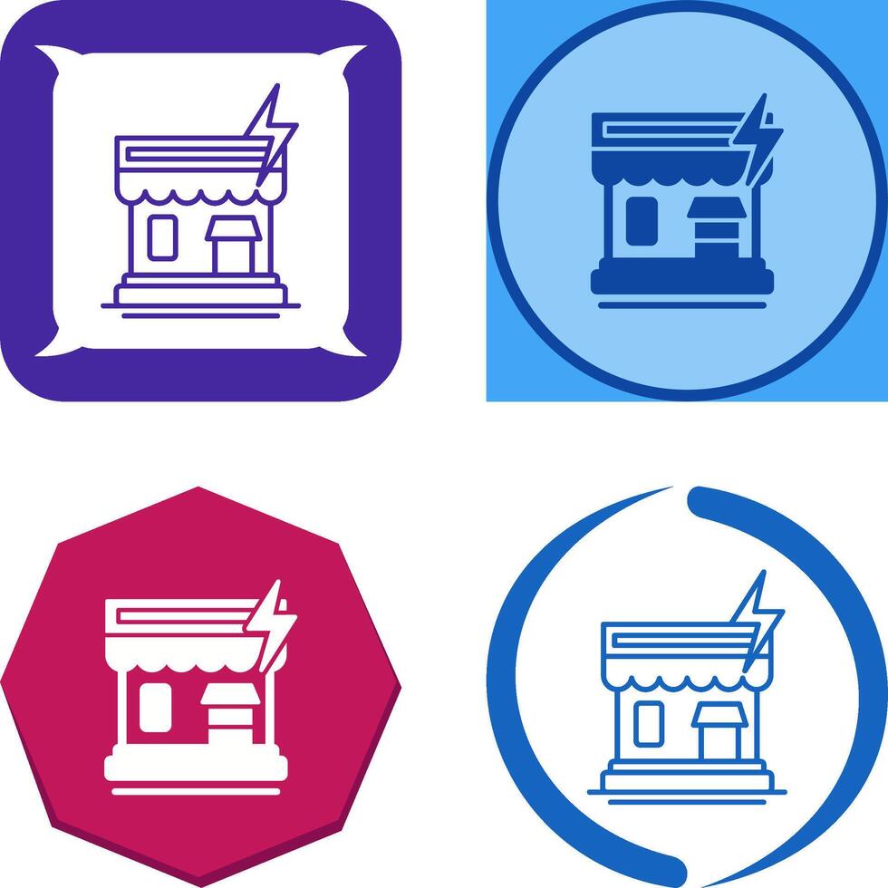 Natural Disaster Icon Design vector