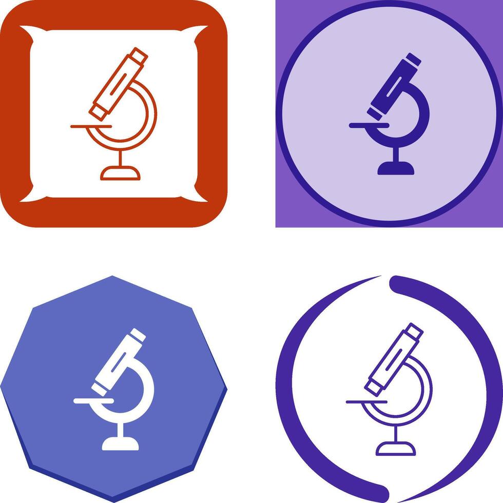 Microscope Icon Design vector