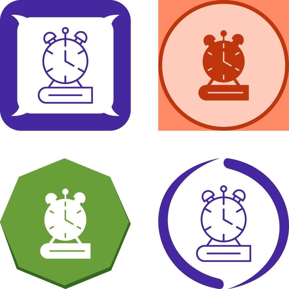 Alarm Clock Icon Design vector