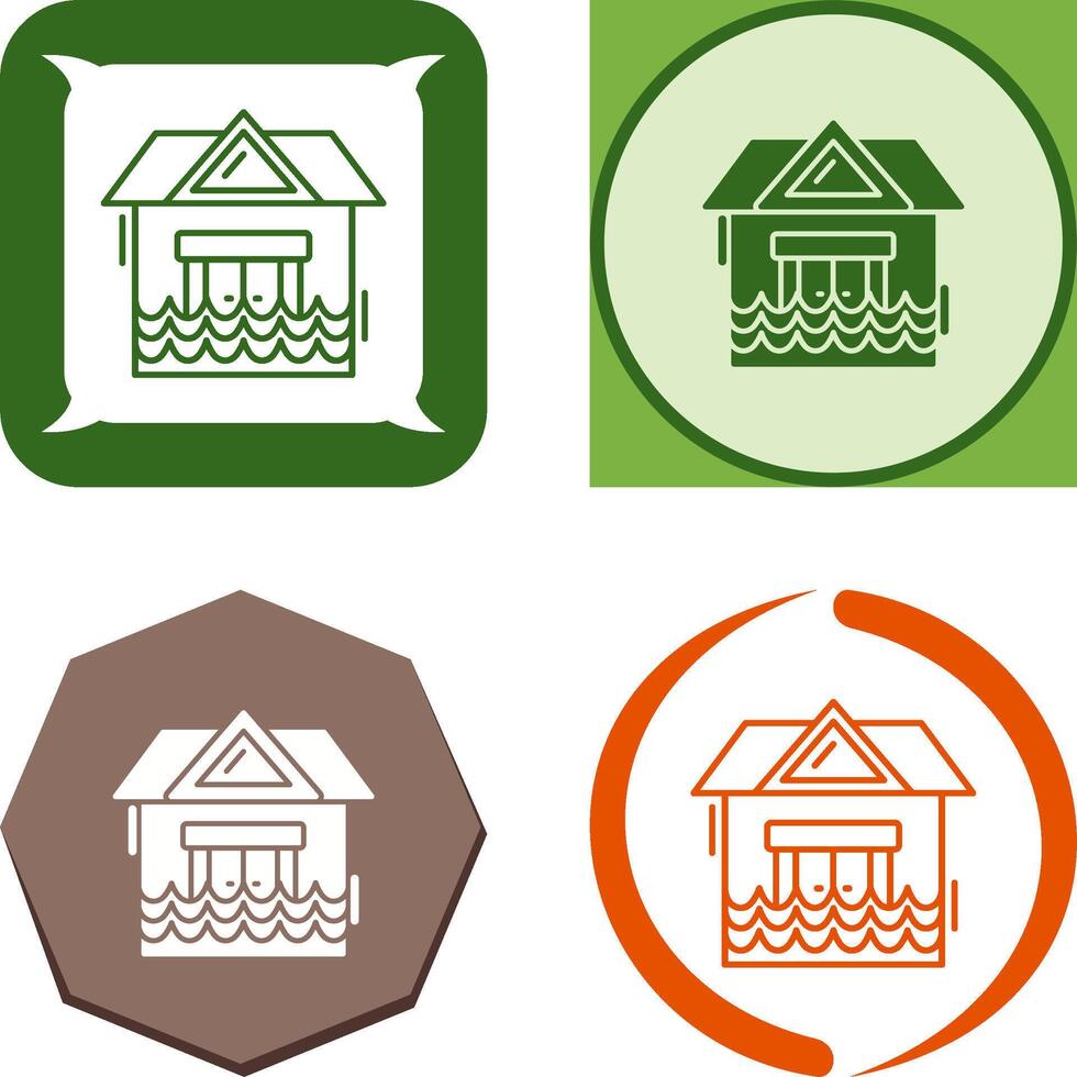 Natural Disaster Icon Design vector