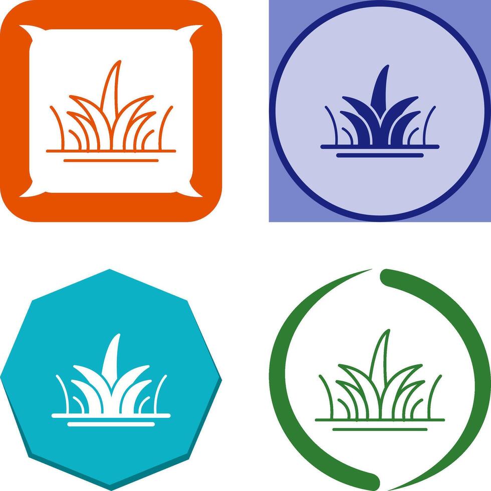 Grass Icon Design vector