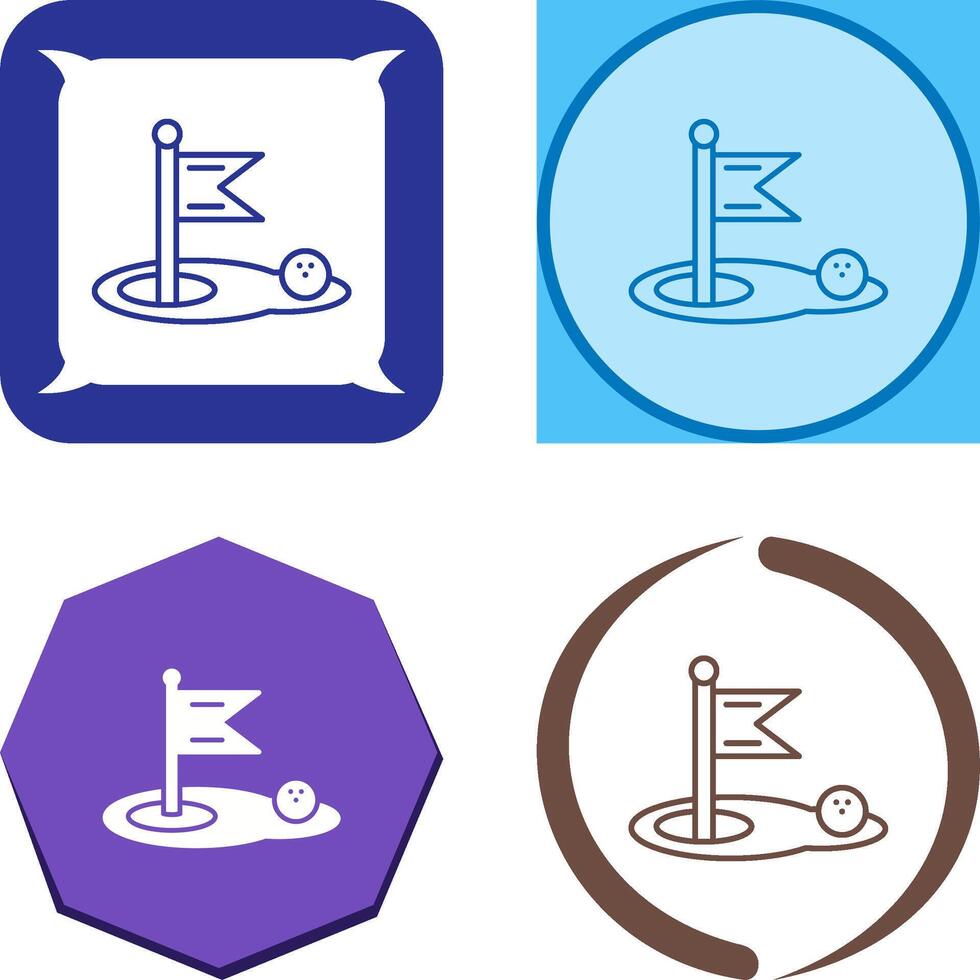 Golf Icon Design vector