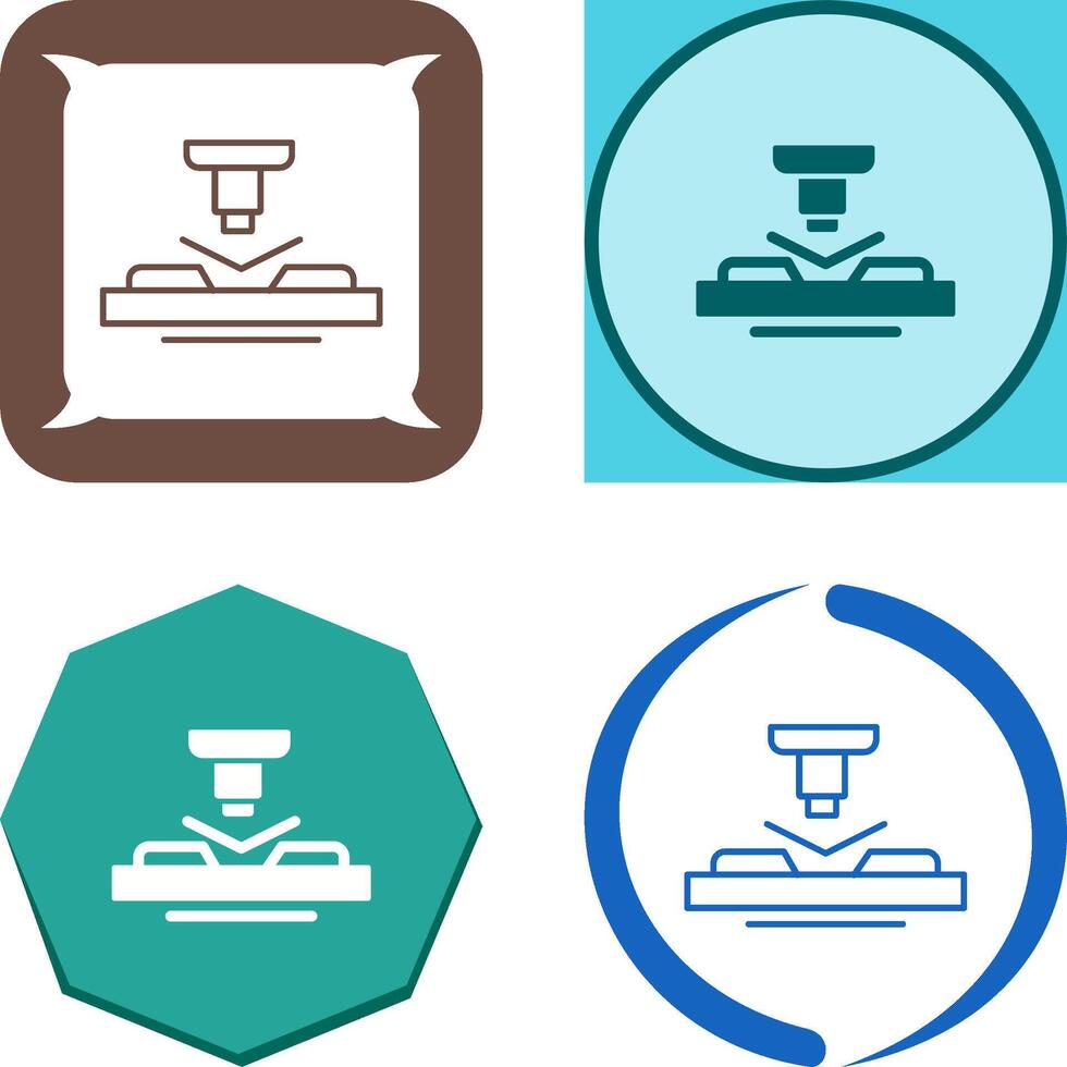 Press Icon Design vector