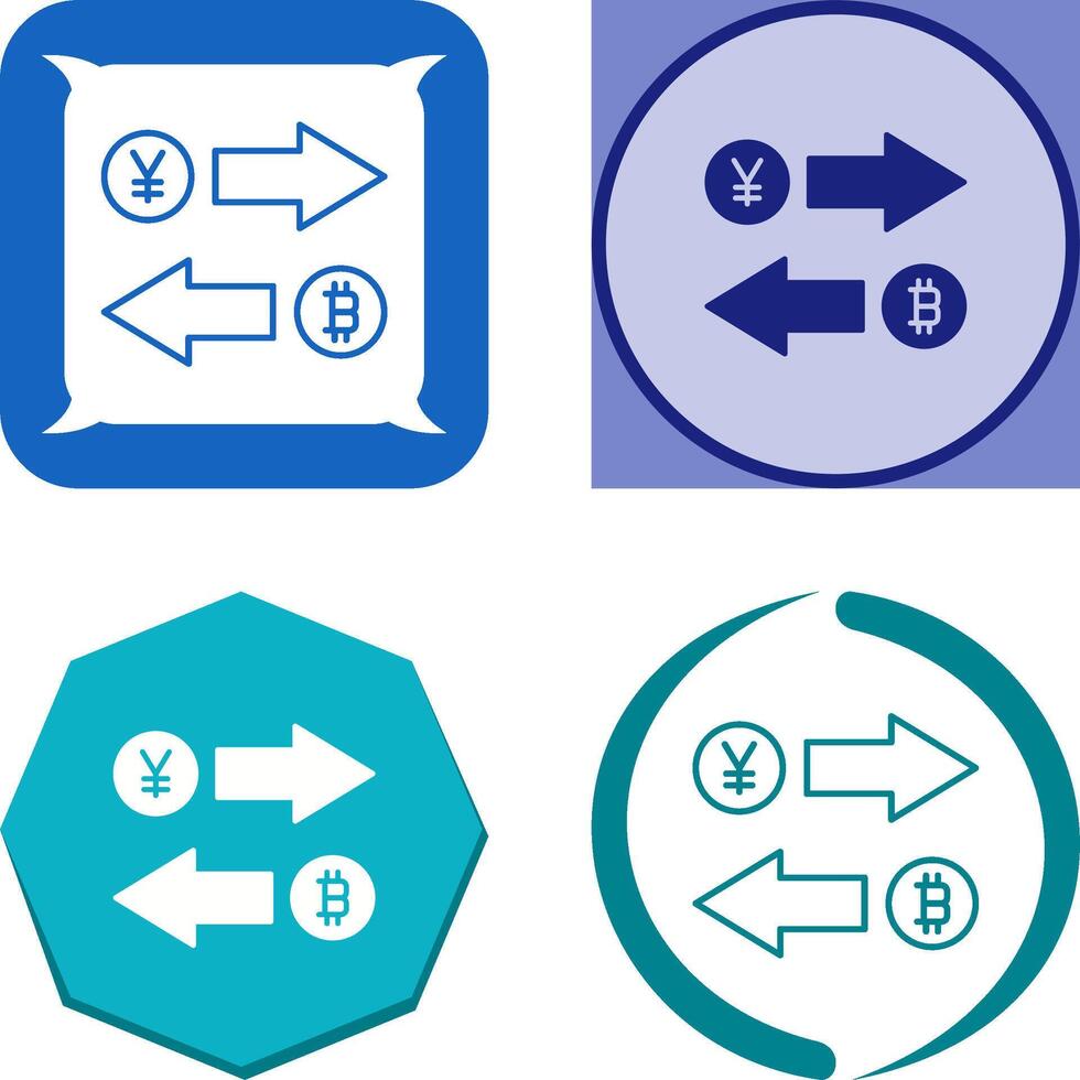 Exchange Icon Design vector