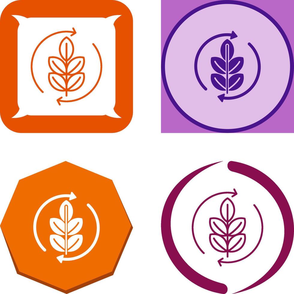 Agronomy Icon Design vector