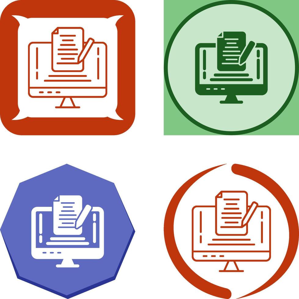 Note Icon Design vector