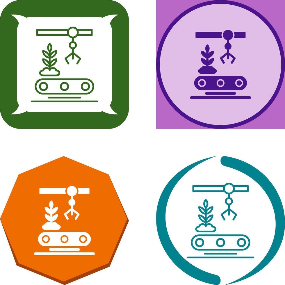 Conveyor Icon Design vector