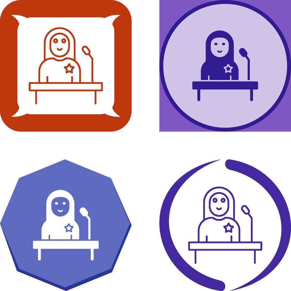 Candidate Icon Design vector