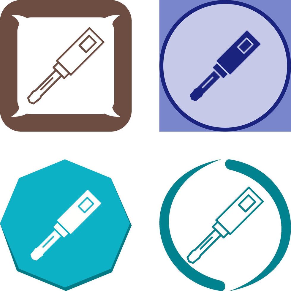 Screwdriver Icon Design vector