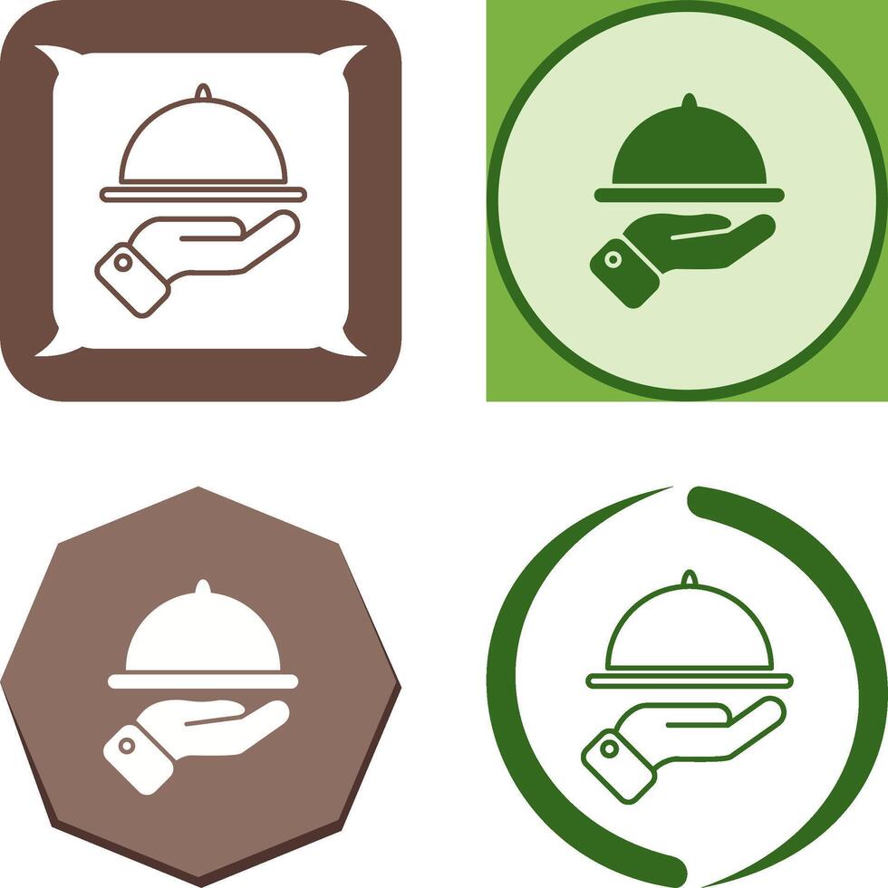 Waiter Icon Design vector