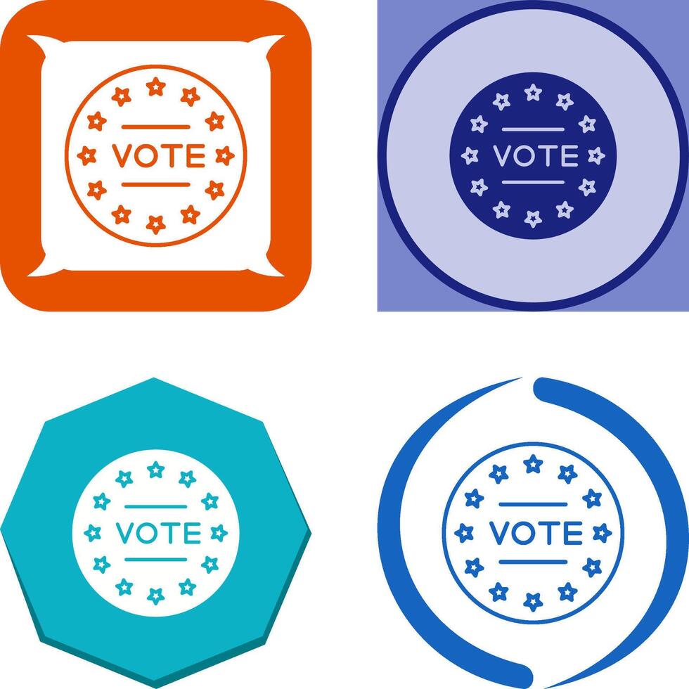 Vote Icon Design vector