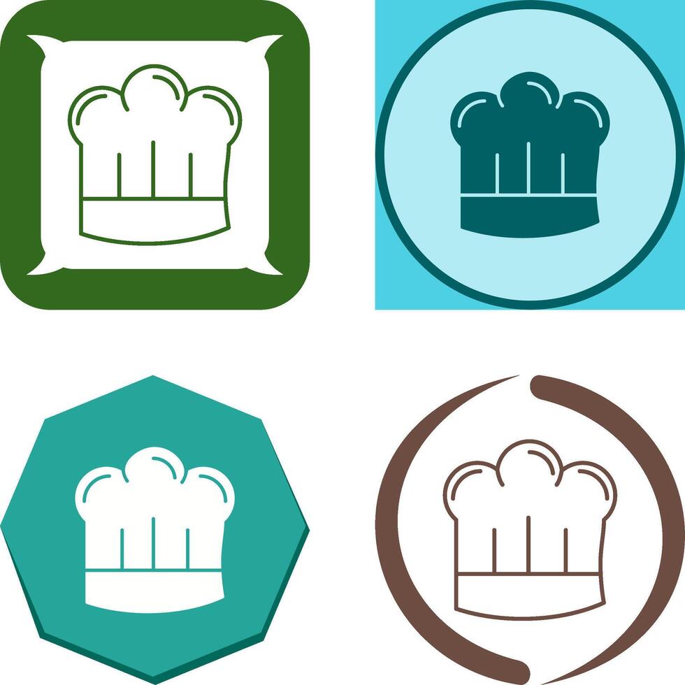 Chef Hat Icon Design vector