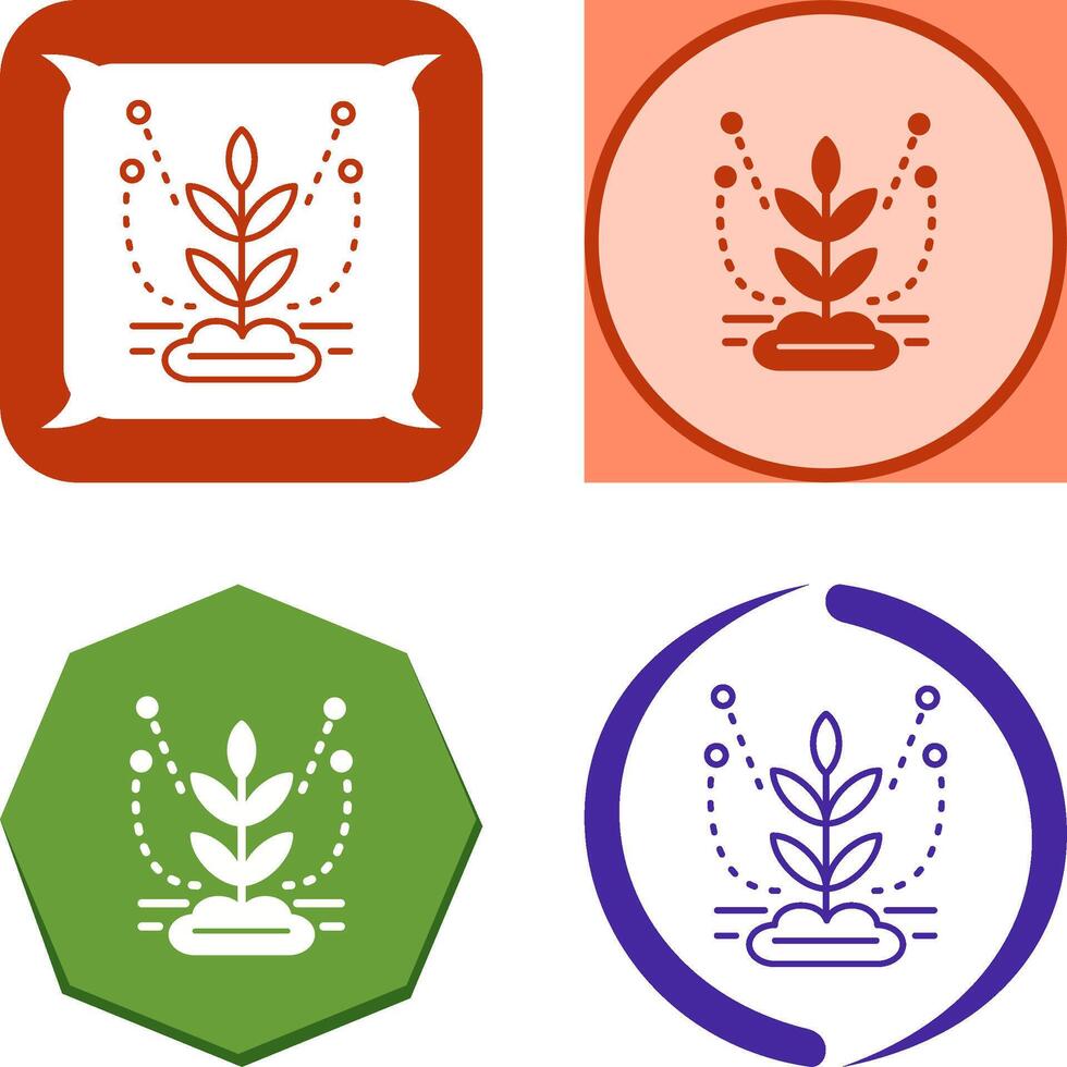 Irrigation System Icon Design vector
