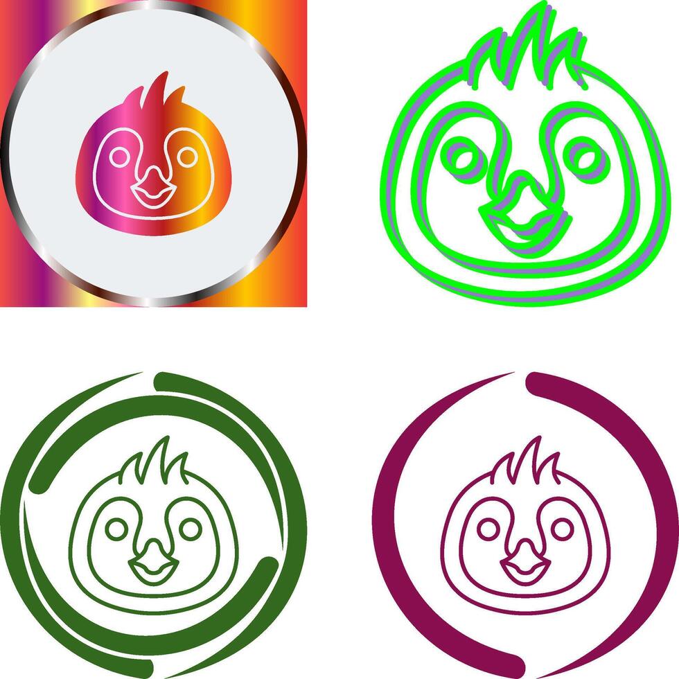 Penguin Icon Design vector