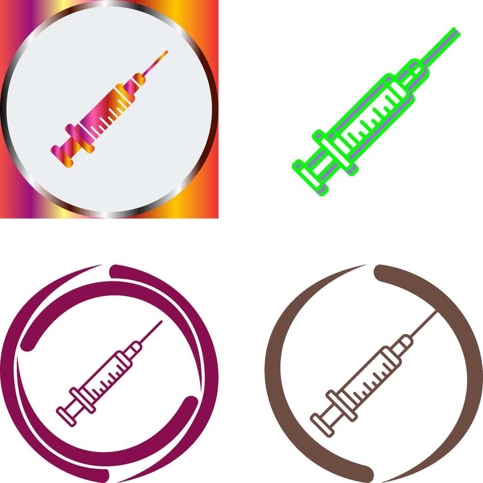 Syringe Icon Design vector