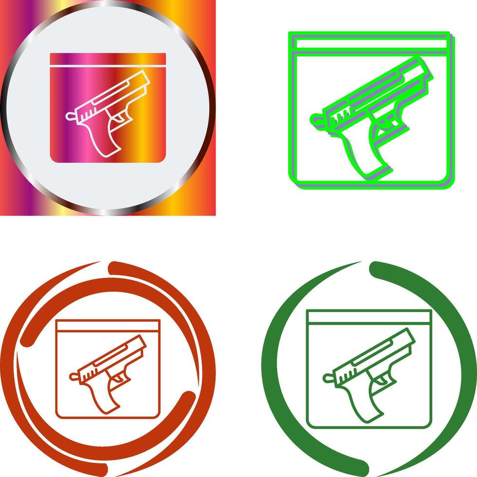 Evidence Icon Design vector