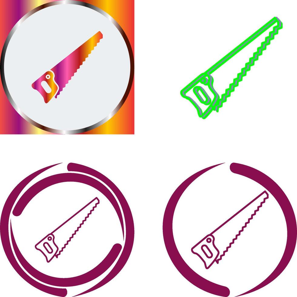 Saw Icon Design vector