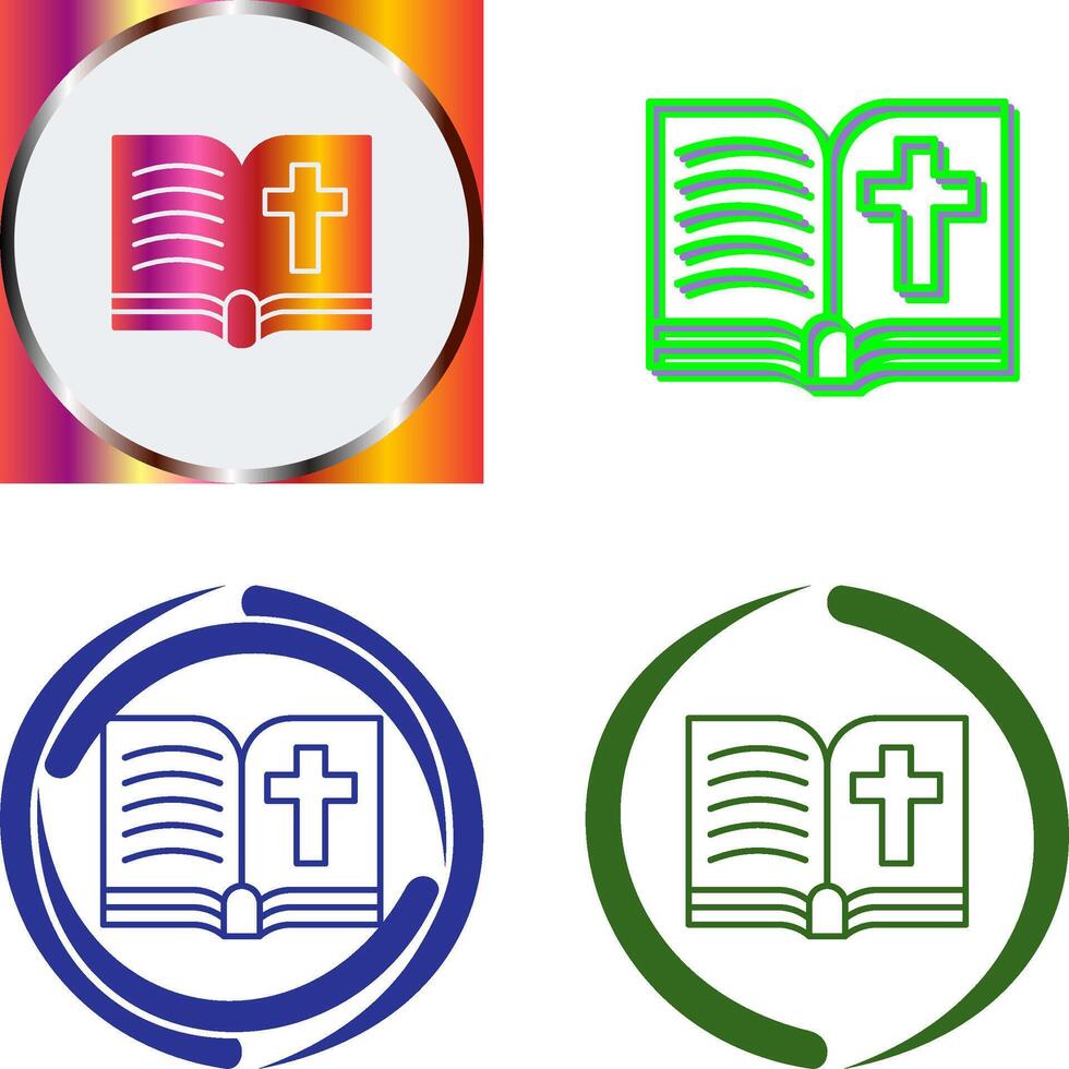 bible Icon Design vector