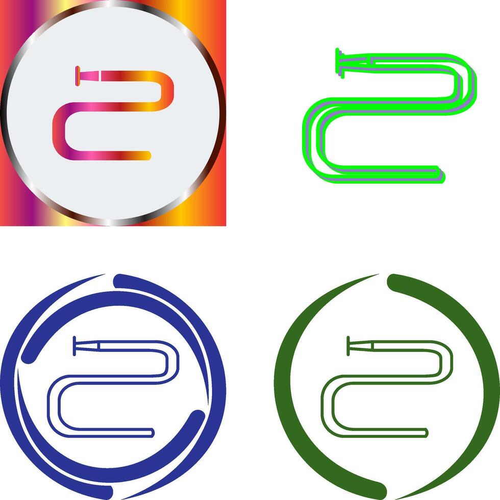 Water Pipe Icon Design vector