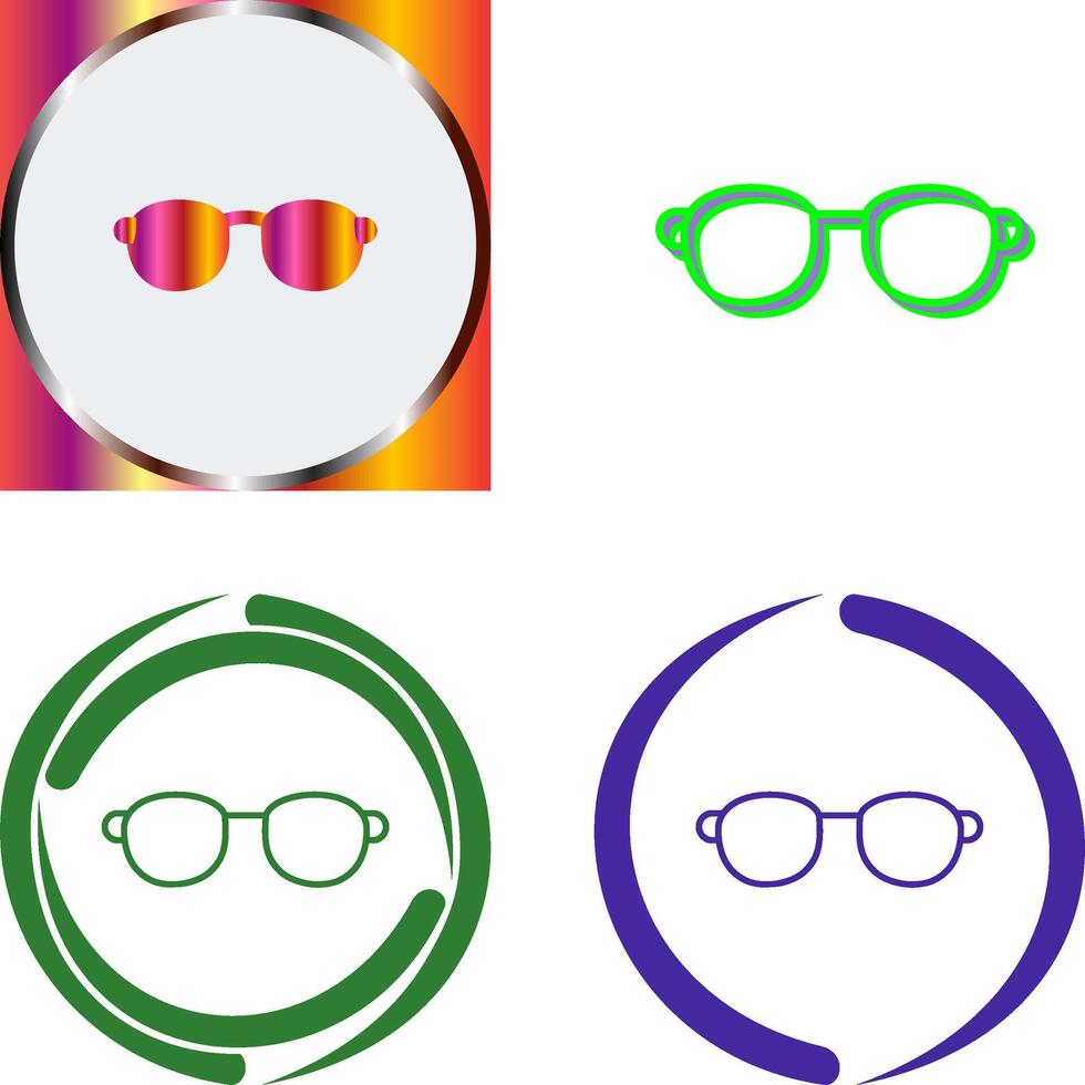 Sunglasses Icon Design vector