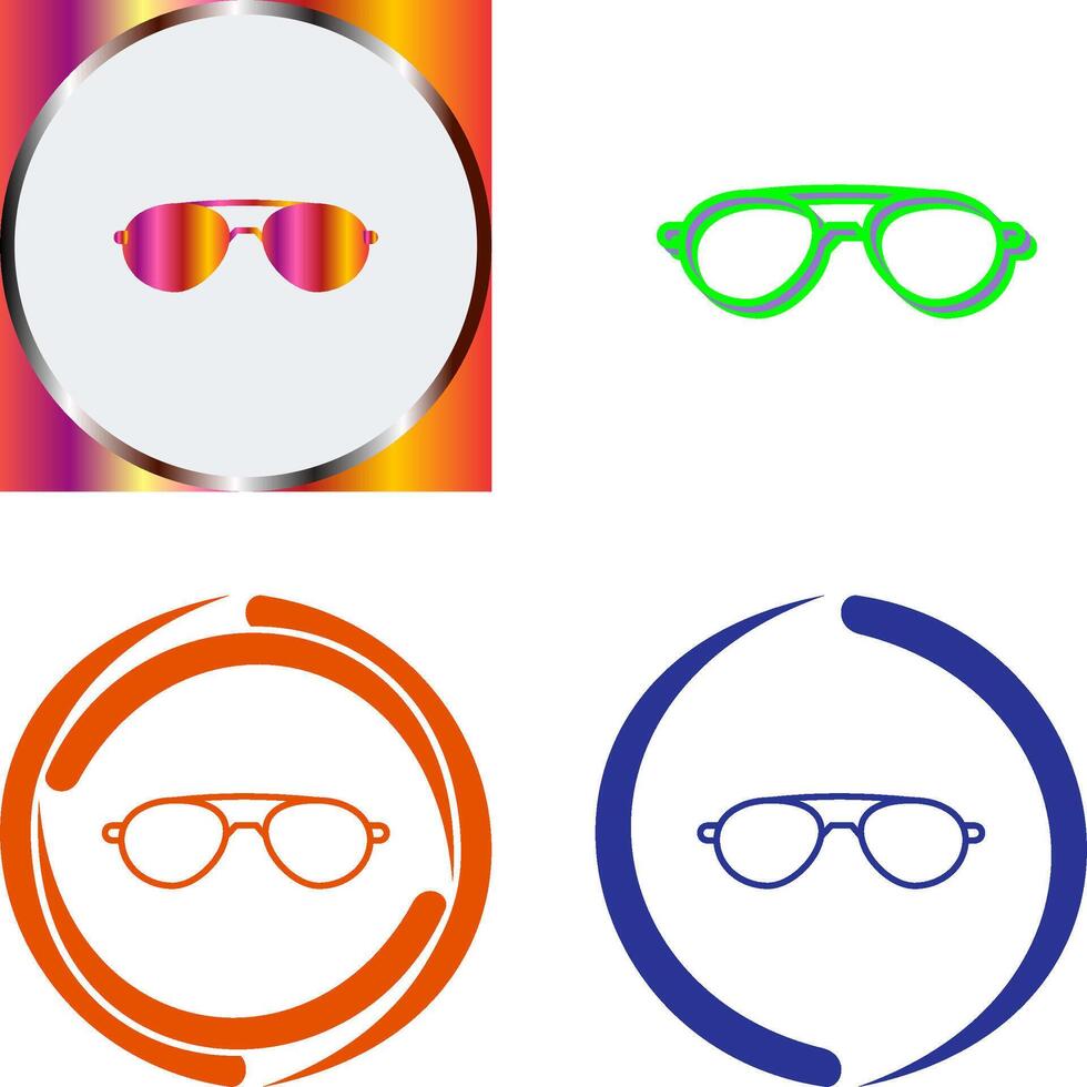Sunglasses Icon Design vector