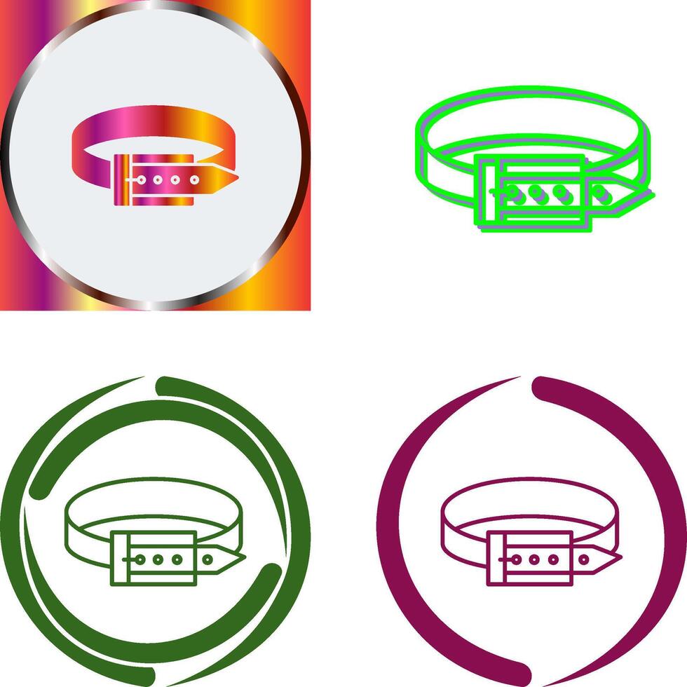 Belt Icon Design vector