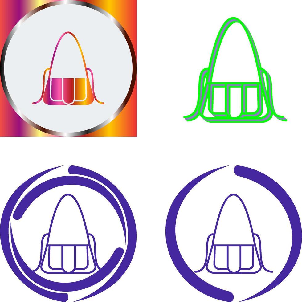 Bag Icon Design vector