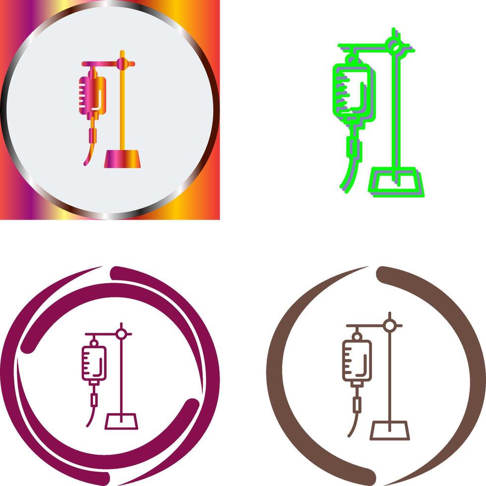 Saline Icon Design vector