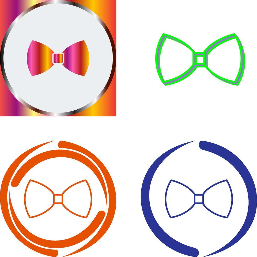 Bow Tie Icon Design vector