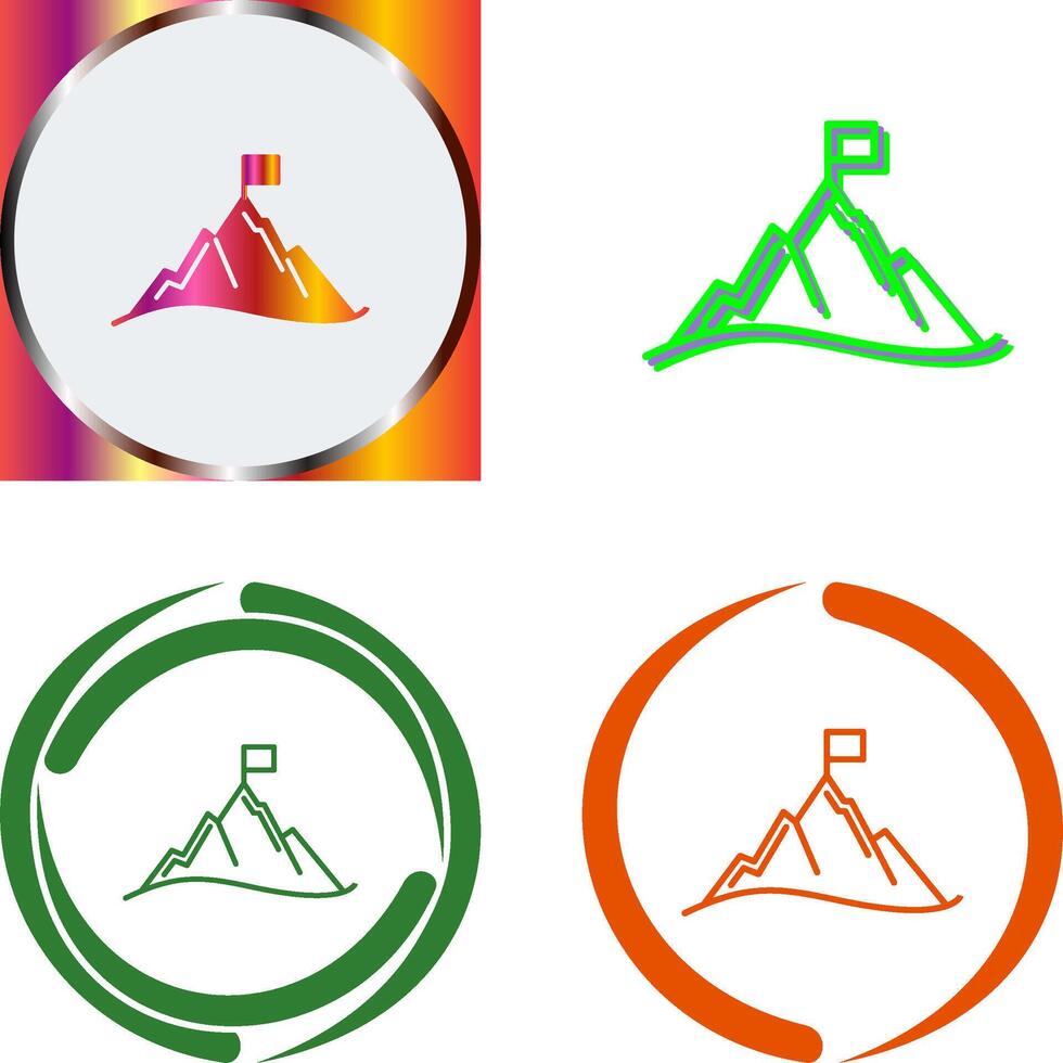 Mission Icon Design vector