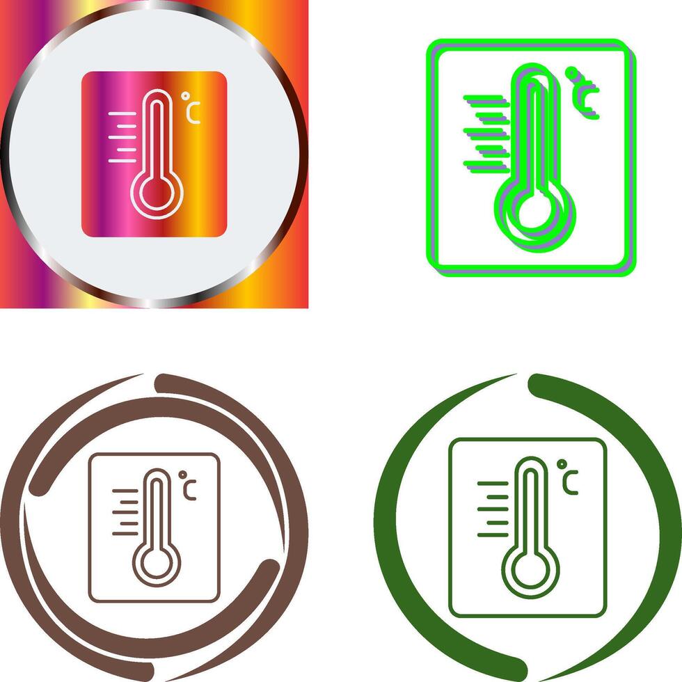 Thermometer Icon Design vector