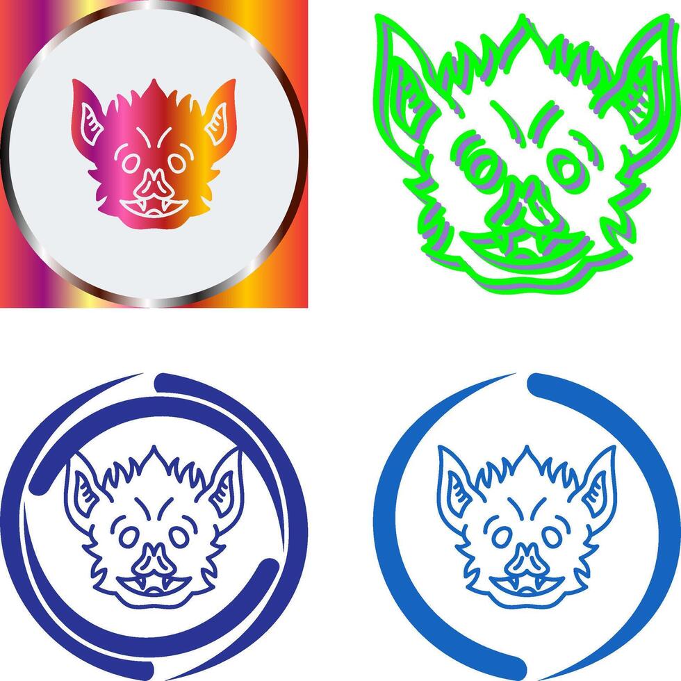 Bat Icon Design vector