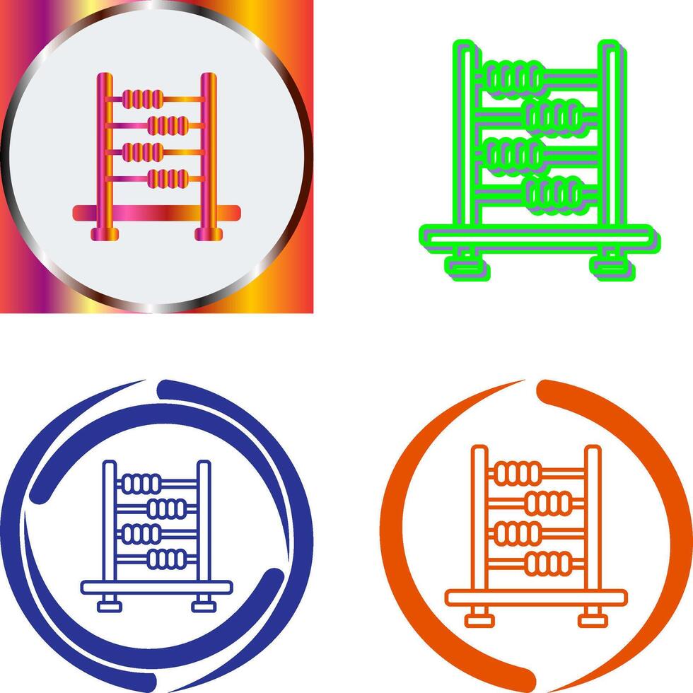 Abacus Icon Design vector