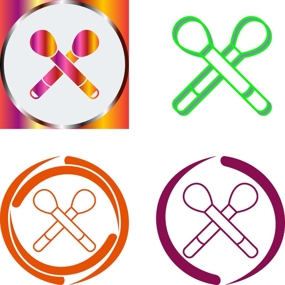 Brushes Icon Design vector