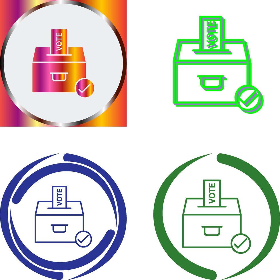 Going to cast ote Icon Design vector