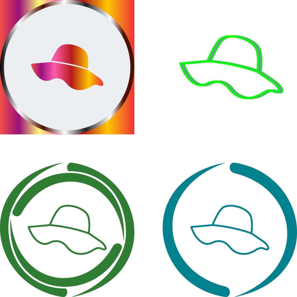 Hat Icon Design vector