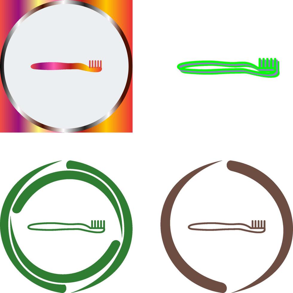 Toothbrush Icon Design vector